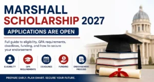 Marshall Scholarship 2027