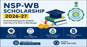 NSP WB Scholarship 2026-27