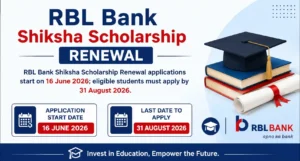 RBL Bank Shiksha Scholarship