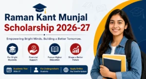 Raman Kant Munjal Scholarship 2026-27