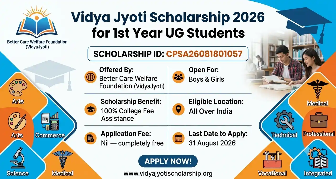 Vidya Jyoti Scholarship 2026