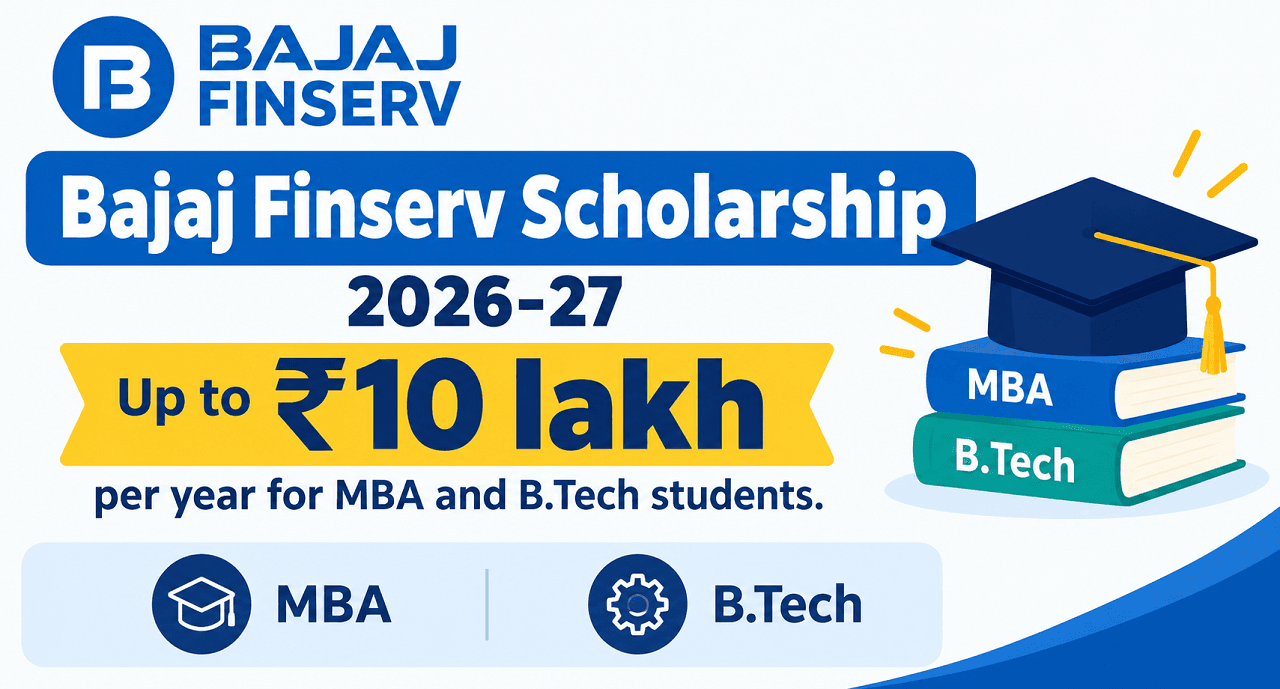 Bajaj Finserv Scholarship 2026-27
